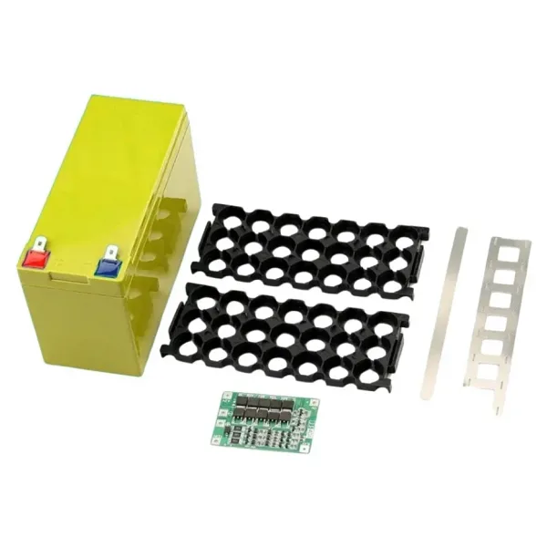 Li-ion 18650 3S 7P 12V 21'li Akü Kutusu Seti - Sarı