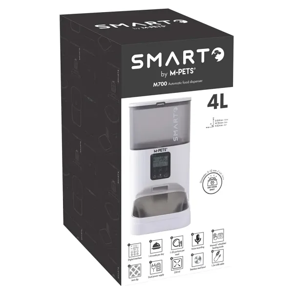 M-Pets Smarto M700 4 lt Otomatik Mama Kabı