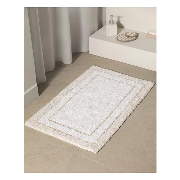 Madame Coco Giverny Banyo Paspası - Bej - 50x80 Cm