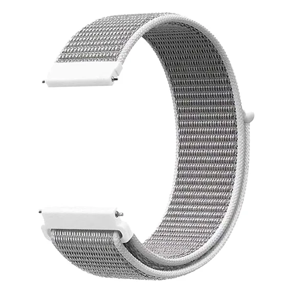 Microsonic Samsung Galaxy Watch 5 Pro 45mm Hasırlı Woven Sport Loop Beyaz Kordon