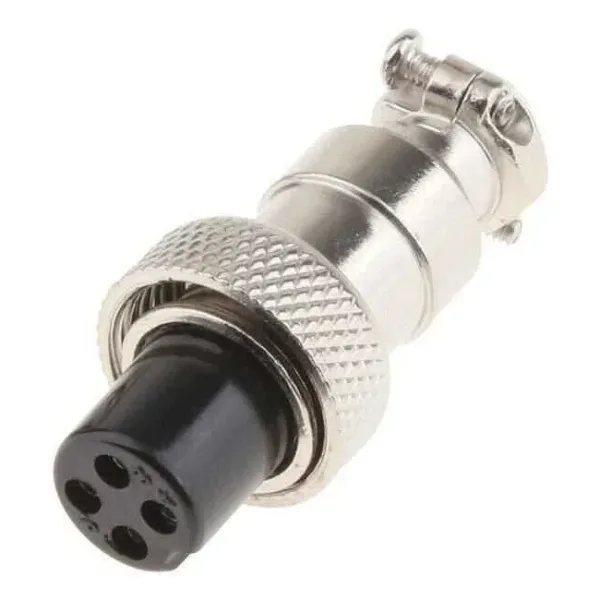 Mike Konnektör 4-Pin 12mm - Dişi