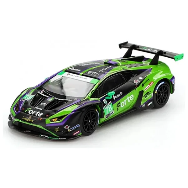 Mini Gt 1/64 Lamborghini Huracan Gt3 Evo2 Forte Racing 2024 Imsa Daytona 24 Hrs - Blister Paket
