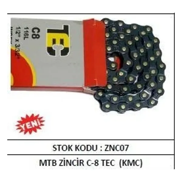 Mtb Zincir C-30 Tec (KMC) MTB BİSİKLET ZİNCİRİ VİTESLİ