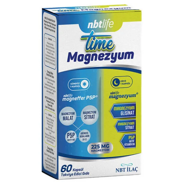 Nbt Life Time Magnezyum 60 Kapsül