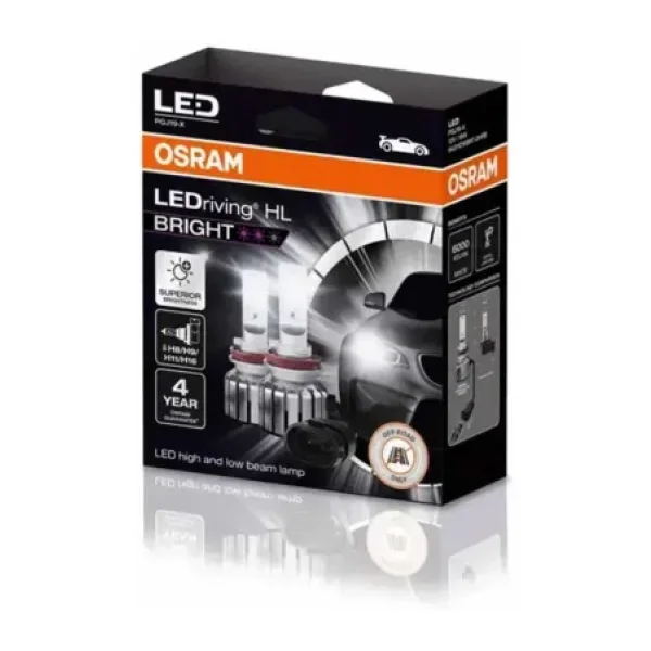 Osram H11 Led Xenon Kit %300 Fazla Işık / 4 Yıl Garantili 12v (2 Adet Far Için)