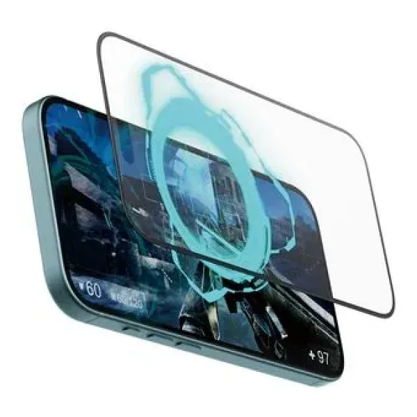 PanzerGlass Gaming iPhone 16 15 Ultra Wide Fit Çerçeve Aparatlı Ekran Koruyucu Şeffaf