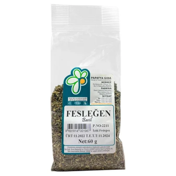 Papatya Gıda Fesleğen 60 g