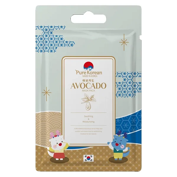 Pure Korean Avocado 27 ml Yüz Maskesi