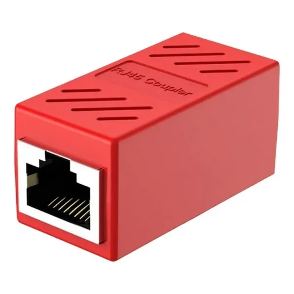 RJ45 Dişi-Dişi Ara Bağlantı Soketi - Kırmızı