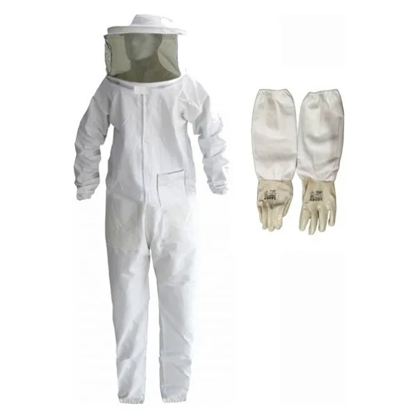 SEDEF BEEKEEPING ARICI TULUM KIYAFET SET XL, (TULUM MASKE+ARICI UZUN ELDİVEN) 04303