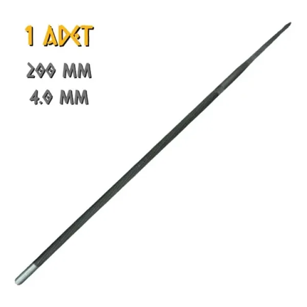 SGS Motorlu Testere Zincir Bileme Eğesi Yuvarlak 4.0 x 200 mm. - 1 Adet
