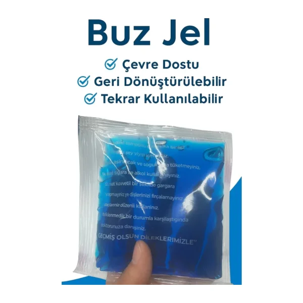 Soğuk Sıcak Kullanıma Uygun 5 Adet Jel Kompres - Termojel Paket