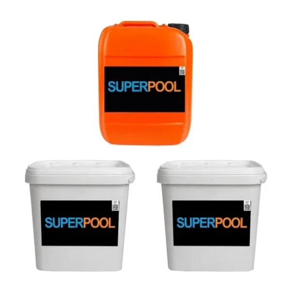 SPP Superpool Toz Klor - Yosun Önleyici - Toz ph Düşürücü Paketi