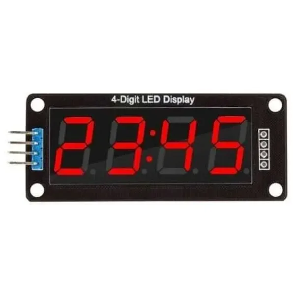 TM1637 4 Digit Led Display Saat Modülü - Kırmızı