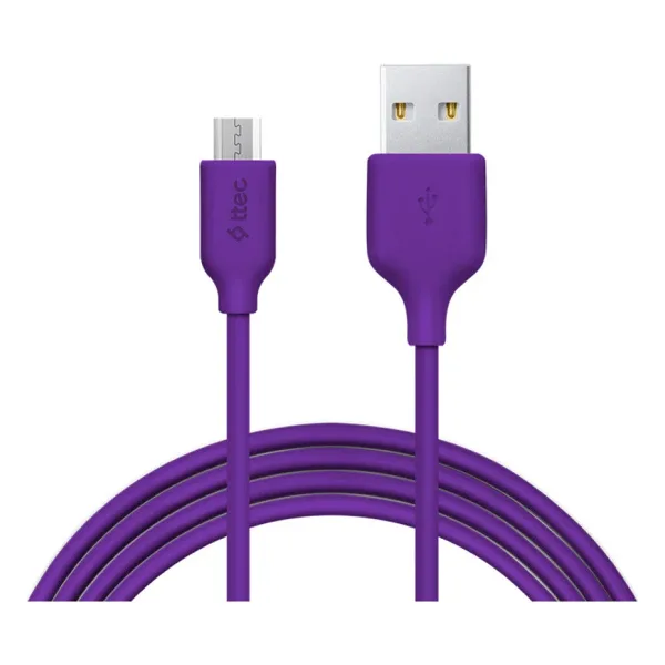 Ttec 2DK7530MR Mor 1.2 m Micro USB Şarj Kablosu