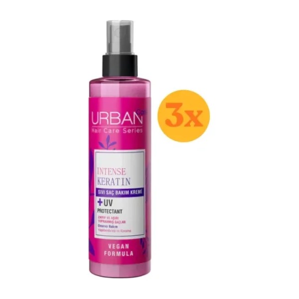 Urban Care Intense & Keratin 200 ml 3 Adet Sıvı Saç Kremi