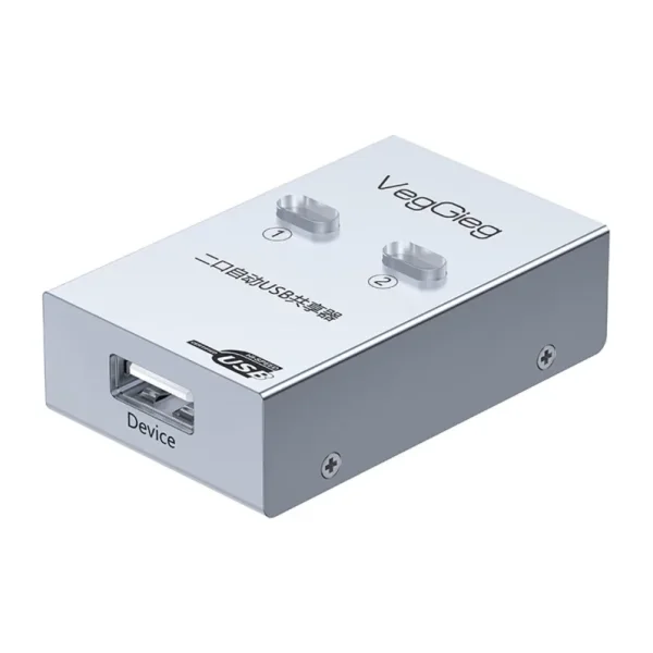 Veggieg USB 2.0 Anahtarlı 2 Portlu Yazıcı Printer Çoklayıcı Sharing Switch