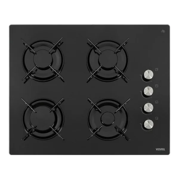 Vestel AO-65104 S-T Siyah Cam Ankastre Ocak