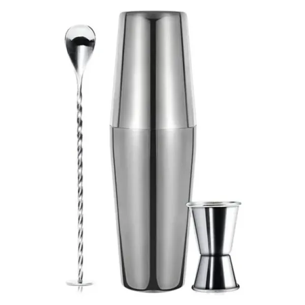 Vosco VB-KB3 3 Parça Boston Shaker Kokteyl Seti, 750 ml