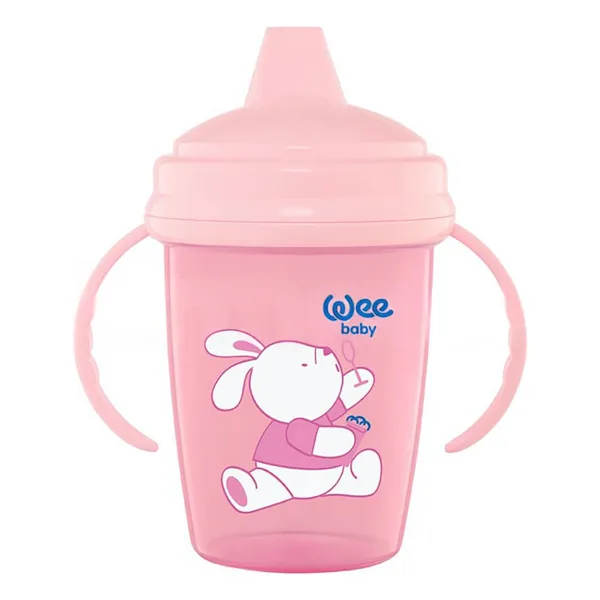 Wee Baby 755 Enjoy Akıtmaz Alıştırma Bardağı 240 ml Pembe