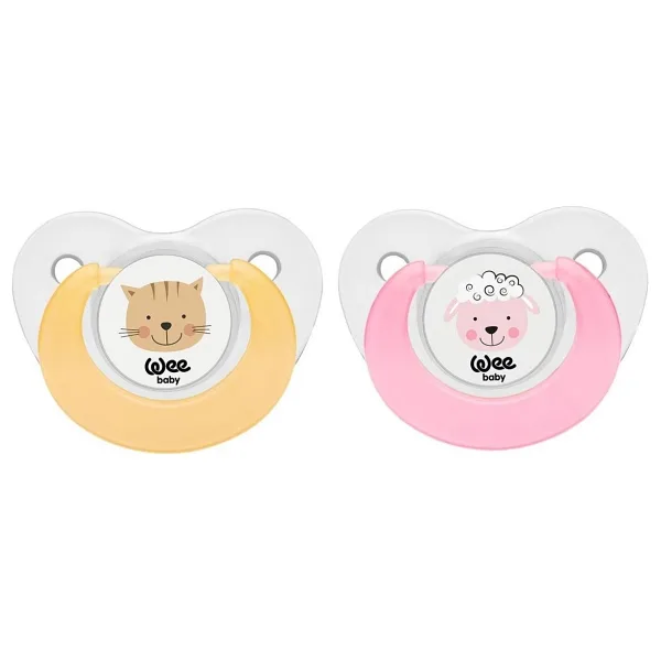 Wee Baby Sevimli Hayvanlar Damaklı 6-18 Ay 2'li Emzik