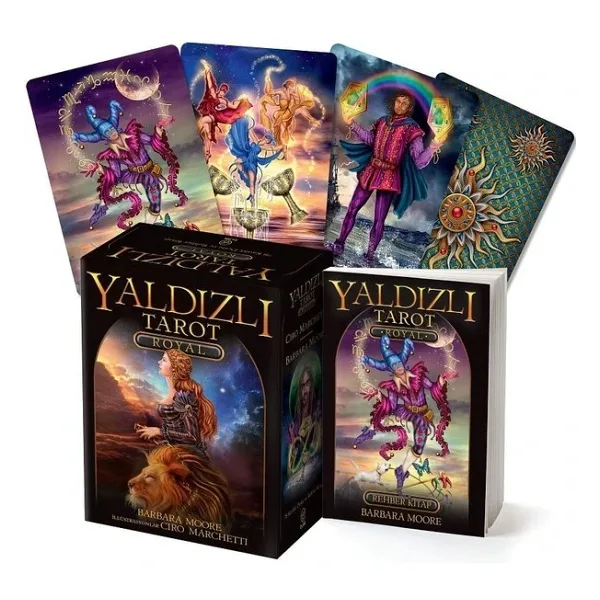 Yaldızlı Tarot Royal - 78 Kartlık Deste ve Rehber Kitap