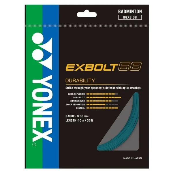 Yonex Exbolt 68 Badminton Kordajı 0.68 Mm / 10 M - Turkuaz
