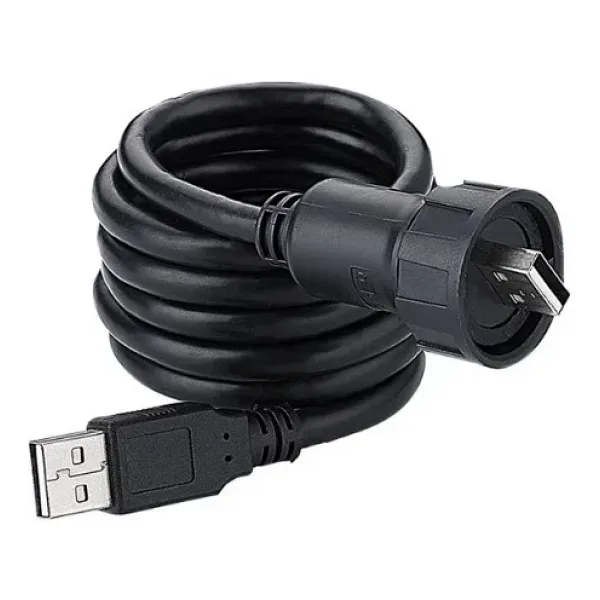 YU-USB2-MP-MP-1M-001 Su Geçirmez Erkek-Erkek USB Konnektör - 1M Kablo