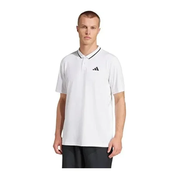 Adidas Club Tennis Climacool Pique JD8644 Beyaz Kısa Kollu Polo Yaka Erkek Tişört