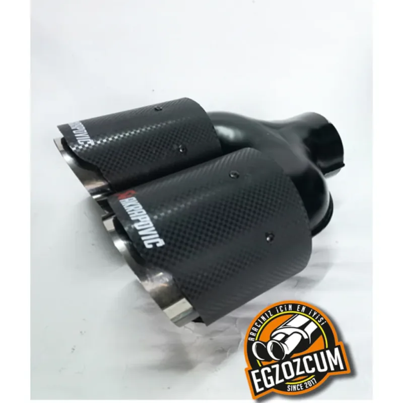 Akrapovıç Içi Krom 90 Mm, Eşit Kesik Egzoz Ucu Eksoz --