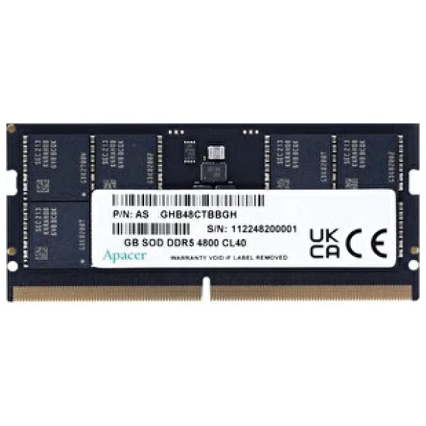 Apacer 16 GB(1x16GB) 5600Mhz SODIMM CL40 DDR5 Notebook Ram ( FS.16G2C.PK)