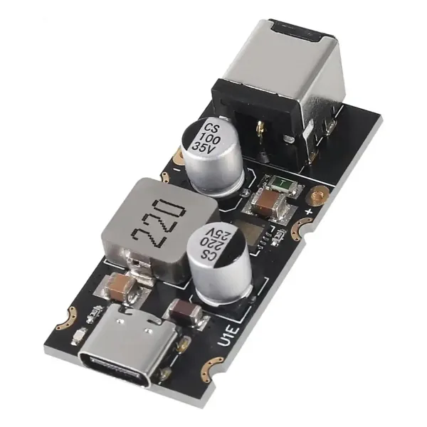 Arduino PD65W Type-C USB Qc3.0 5V 9V 12V 20V Hızlı Şarj Modülü - 2.1x5.5 Jack