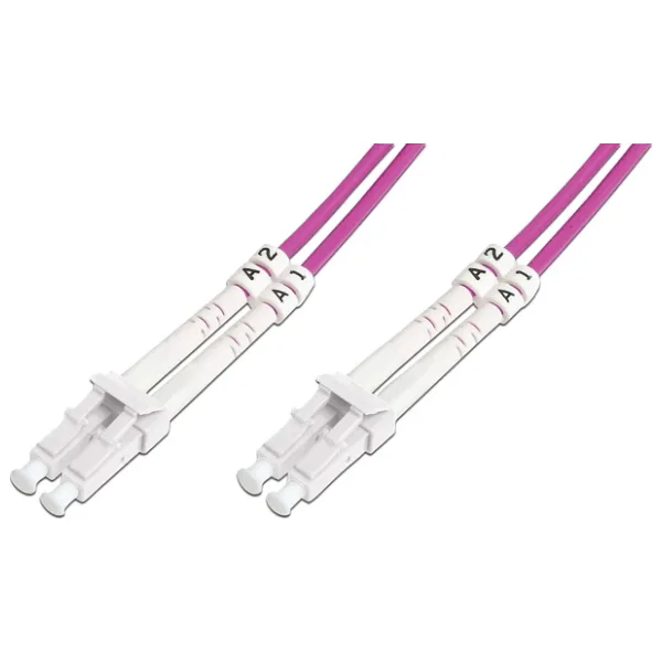 Beek LC-LC Fiber Optik Patch Kablo, Multimode OM 4 50/125 Duplex, 3.0mm, LSZH, 30 metre