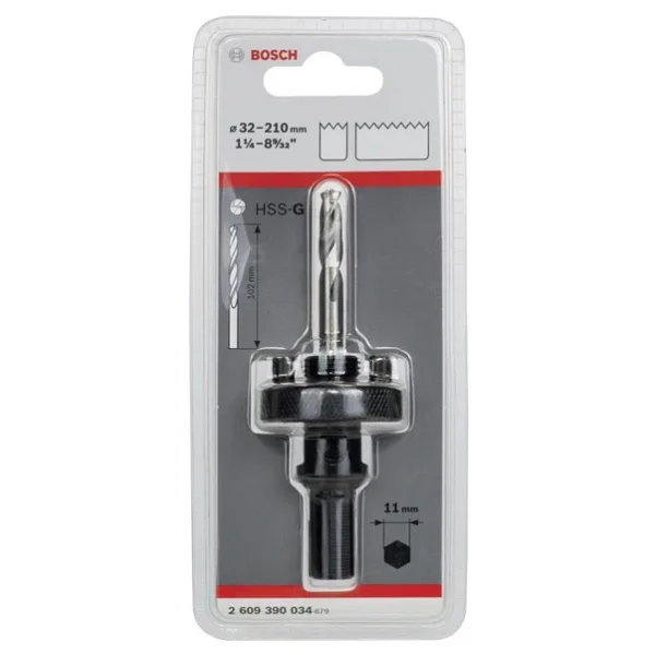 BOSCH 11 mm Hex Adaptör 32-210 mm Pançlar için - 2609390034