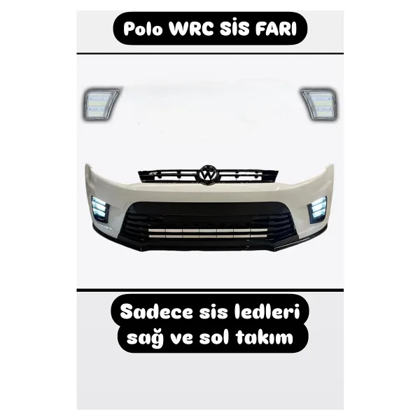 Bosch Polo wrc ön tampon uyumlu sis farı polo wrc sis farı SAĞ VE SOL TAKIM