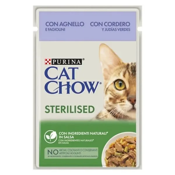 Cat Chow Kuzu Etli 85 gr Kısırlaştırılmış Yetişkin Kedi Yaş Maması