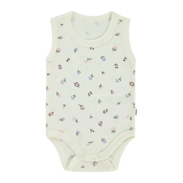 Civil Baby Kız Bebek Çıtçıtlı Badi 1-36 Ay Ekru