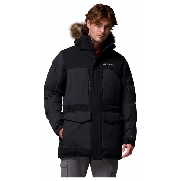 Columbia Marquam Peak Fusion II WM7843-010 Kapüşonlu Siyah Erkek Parka