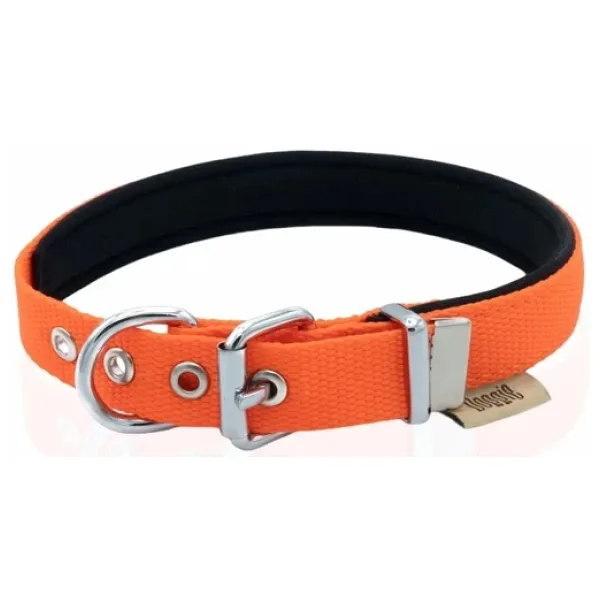 Doggie Konfor Dokuma Boyun Tasması Turuncu 2.0x30-35 cm (DSBT-2010 S)