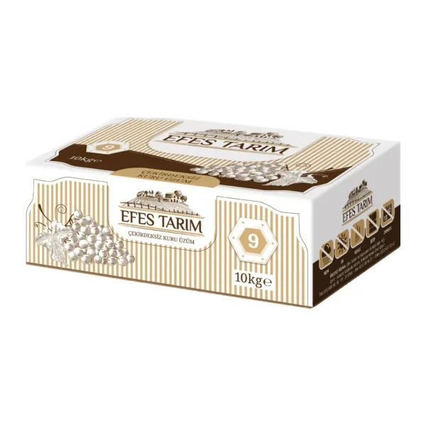 Efes Tarım 10 kg Natürel No.9 Çekirdeksiz Kuru Üzüm