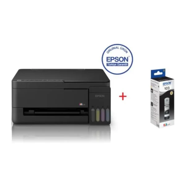Epson EcoTank L3350 Wi-Fi + Tarayıcı + Fotokopi + Renkli Çok Fonksiyonlu Tanklı Mürekkep Püskürtmeli Yazıcı