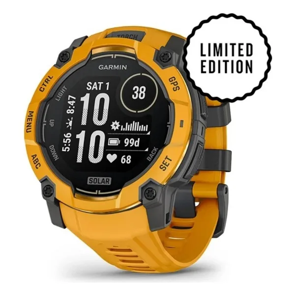 Garmin Instinct 3 45mm Solar Turuncu Akıllı Saat
