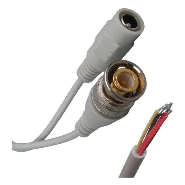 Hazır BNC + DC Power Jack CCTV Kamera Kablosu Güvenlik Kamera Bağlantı Kablosu