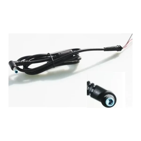 HP 3.0 MM X 4.5 MM İÇİN PİNLİ MAVİ UÇ ADAPTÖR DC KABLO 2 DAMARLI