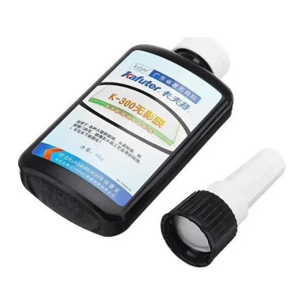 Kafuter K-300 Uv Tutkal Şeffaf Kristal Ve Cam Yapıştırıcı 50G
