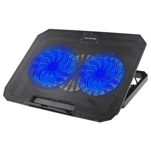 Koodmax N99 Çift Fanlı Laptop Soğutucu - 8 Kademeli Standlı Notebook Soğutucu - Siyah