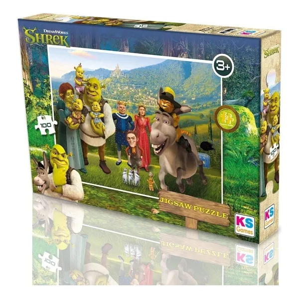 KS Games Shrek 100 Parça Puzzle SH714