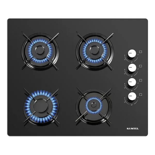 Kumtel KO-40 TSHDF Siyah Doğalgazlı Set Üstü Cam Ocak