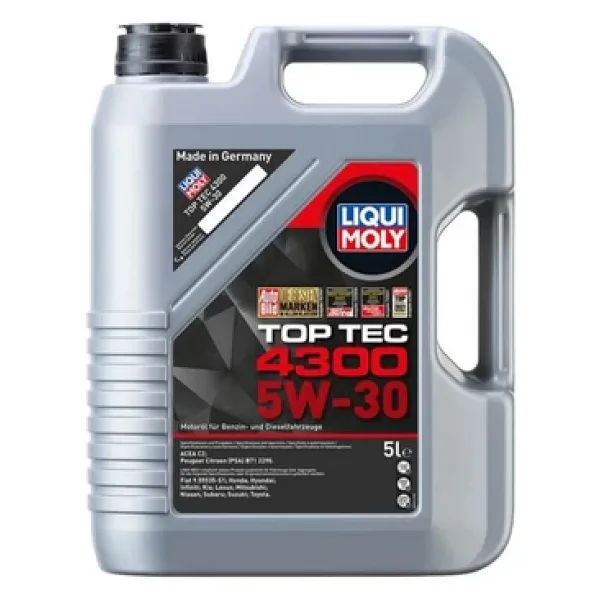 Liqui Moly Top Tec 4300 5W-30 5 lt Motor Yağı - 2025