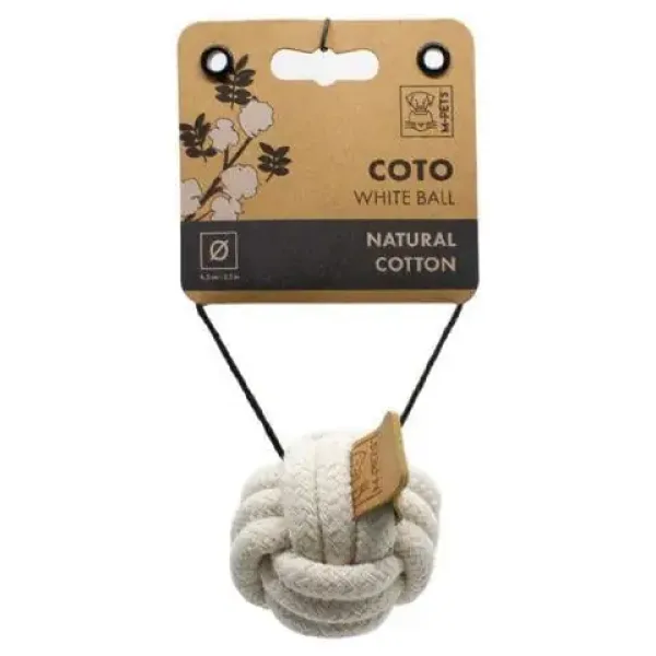 M-Pets Coto Loop Ball 6.5 cm Örgü Top Köpek Oyuncağı